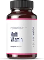 Produktbild von Med Complete - Multivitamin Kapseln | hochdosierte durchdachte Rezeptur |mit Folsäure und allen wichtigen Vitaminen für jeden Tag | 45 Vitamin Kapseln in Apothekerqualität nur 1x täglich