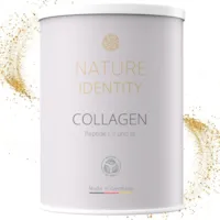 Produktbild von Bewertung NATURE IDENTITY Collagen Pulver 400g 100% Bioaktives Kollagen Hydrolysat Perfekte Löslichkeit Kollagen Peptide Typ 1, 2 & 3 - Made in Germany Protein Pulver