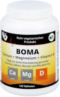 Produktbild von Boma Lecithin CALCIUM MAGNESIUM Vitamin D Tabletten 120 St