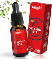Produktbild von Bewertung BjökoVit VITAMIN B12 VEGAN Tropfen Hochdosiert & Alkoholfrei 900 vegane Tropfen mit 250µg Methylcobalamin pro Tagesdosis