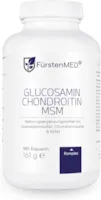 Produktbild von Bewertung FürstenMED Glucosamin Chondroitin Hochdosiert MSM Vitamin C 180 Kapseln 4-Fach Komplex Glucosamin ohne Zusatzstoffe Glucosamin 1710 mg vollständig laborgeprüft