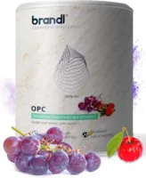 Produktbild von Bewertung brandl  OPCs sind sekundäre Pflanzenstoffe aus der Gruppe der Polyphenole. Der OPC 95-Extrakt wird durch eine milde Kaltwasserextraktion gewonnen