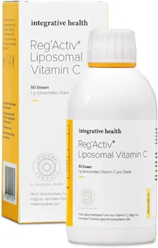 Produktbild von REG'ACTIV Vitamin C Liposomal und Hochdosiert - Flüssige Form von Vitamin C, Liposomale Formulierung mit hoher Bioverfügbarkeit (100 Dosen)