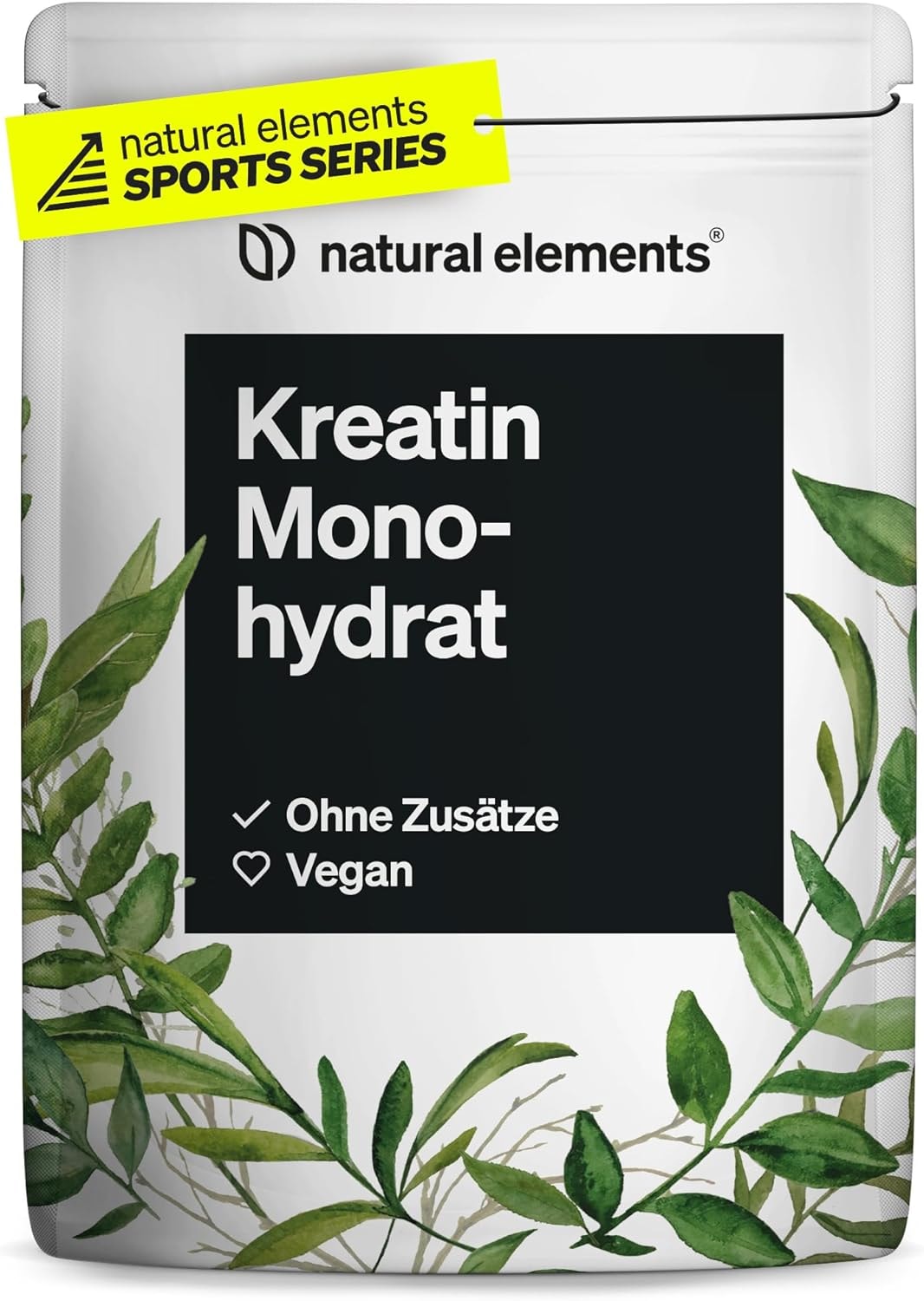 Produktbild von Bewertung Kreatin Monohydrat 500g ultrafeines Pulver – hochdosiert vegan ohne unnötige Zusätze in ﻿Deutschland abgefüllt & laborgeprüft