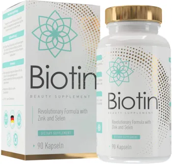 Produktbild von MVN MOST VALUABLE NUTRITION Biotin Hochdosiert - 10.000 mcg D-Biotin angereichert mit Zink & Selen - Vitamin B7 für Haare, Haut und Nägel - MVN®