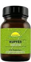 Produktbild von Bonemis Kupfer (Kupfergluconat) hochdosiert 365 vegane Tabletten ohne unerwünschte Zusätze, Bonemis®