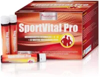 SanaExpert SportVital Pro, Multivitamin Komplex mit L-Carnitin zur Stärkung des Immunsystems, nicht nur für Sportler, 30 Ampullen à 25 ml, hochdosiert, Orange