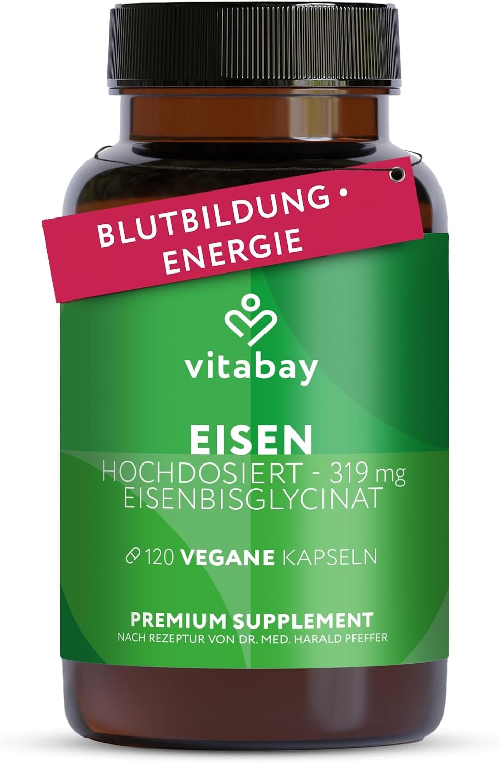 Produktbild von Bewertung Vitabay Eisen Kapseln