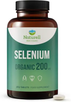Produktbild von Naturell - Organisches Selen 200 µg Naturell - 365 Tabletten- hergestellt in Schweden