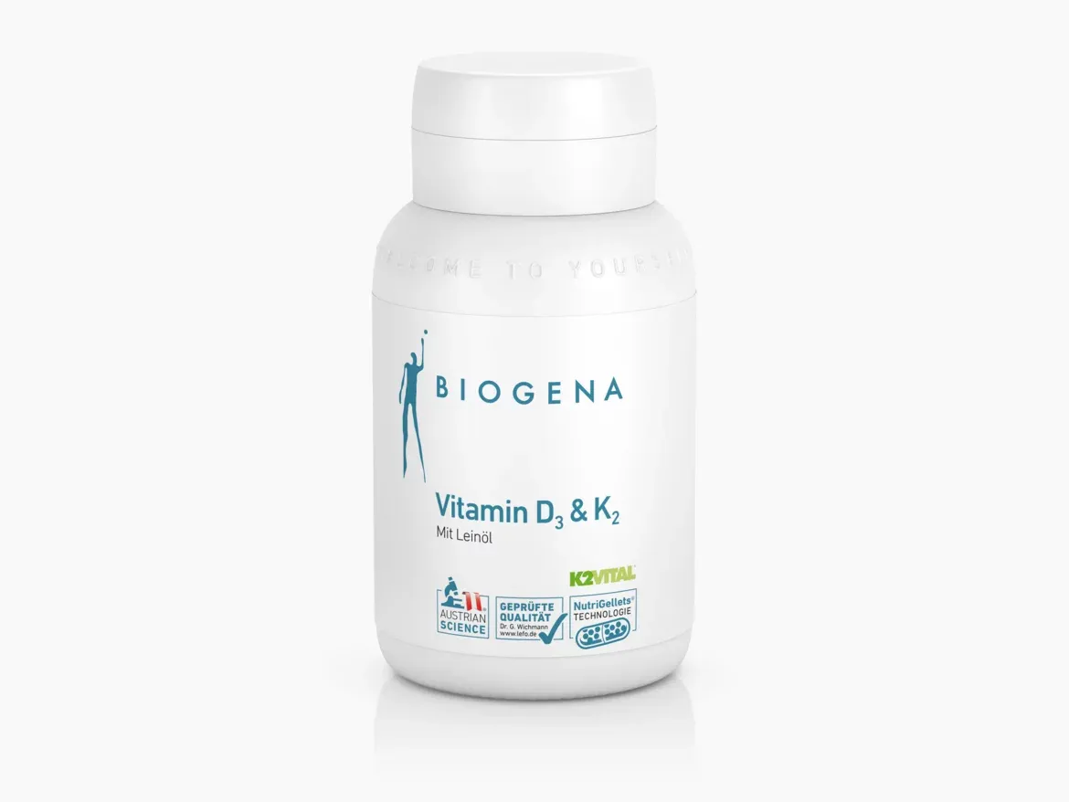 Produktbild von Bewertung BIOGENA Vitamin D3 und K2