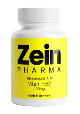 Produktbild von Bewertung Zein Pharma Vitamin B2 Forte 100mg R5P PZN 18055585