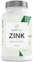 Produktbild von naturally Zink Tabletten Hochdosiert 365 Tabletten Jahresvorrat mit 25 mg Zink pro Tablette Zinc Supplement laborgeprüft, ohne Zusätze, vegan hergestellt in DE