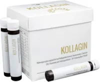 Produktbild von CDF Sports & Health Solutions Kollagin Kollagen Trinkampullen 30 Stk mit Markenrohstoff VERISOL Kollagen Und Q10 Und Hyaluronsäure Und Zink Und Vitaminen Für Eine Schöne Gesunde Haut