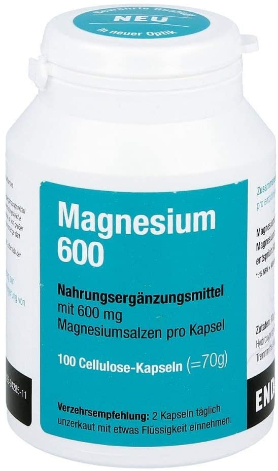 Produktbild von ENDIMA Vertriebsgesellschaft mbH  - Magnesium 600 Kapseln