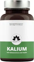 Produktbild von VitaminFuchs Kalium Tabletten hochdosiert mit Retard Funktion - 1000 mg Kalium und 240 mg Inulin je Tablette, ideal für Muskeln, Nerven, Blutdruck. Kaliumcitrat 60 Tabletten von VitaminFuchs