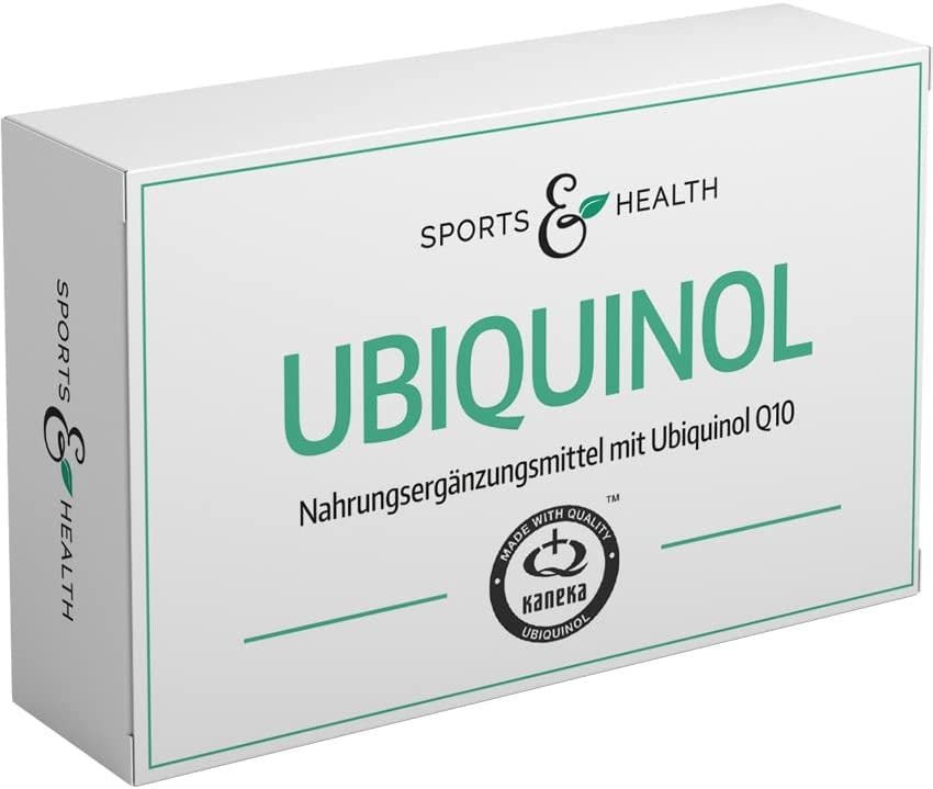 CDF Sports & Health Solutions - Coenzym Q10 Mit 100mg Kaneka Ubiquinol Pro Kapsel - 60 Kapseln - Hochdosiert Mit Bester Bioverfügbarkeit als 2 Monatsvorrat