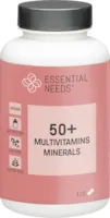Essential Needs® Multivitamine und Mineralstoffe 50+ – Vegetarisch – für Menschen ab 50 Jahren – mit Vitamin C, B1, B2, B3, B6, Biotin, Magnesium – 1 x 120 Tabletten