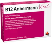 Produktbild von Ankermann B12 Vital Zur Unterstützung der Leistungsfähigkeit von Körper und Geist, 100 Stück