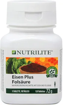 Nutrilite Eisen Plus Folsäure NUTRILITE™ - 120 Tabletten / 72 g - Amway - (Art.-Nr.: 100295)