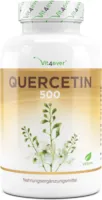 Produktbild von Bewertung Vit4ever Quercetin 500 mg 120 Kapseln 4 Monatsvorrat laborgeprüft Natürlich aus japanischem Schnurbaum-Blütenextrakt hochdosiert Vegan Premium Qualität