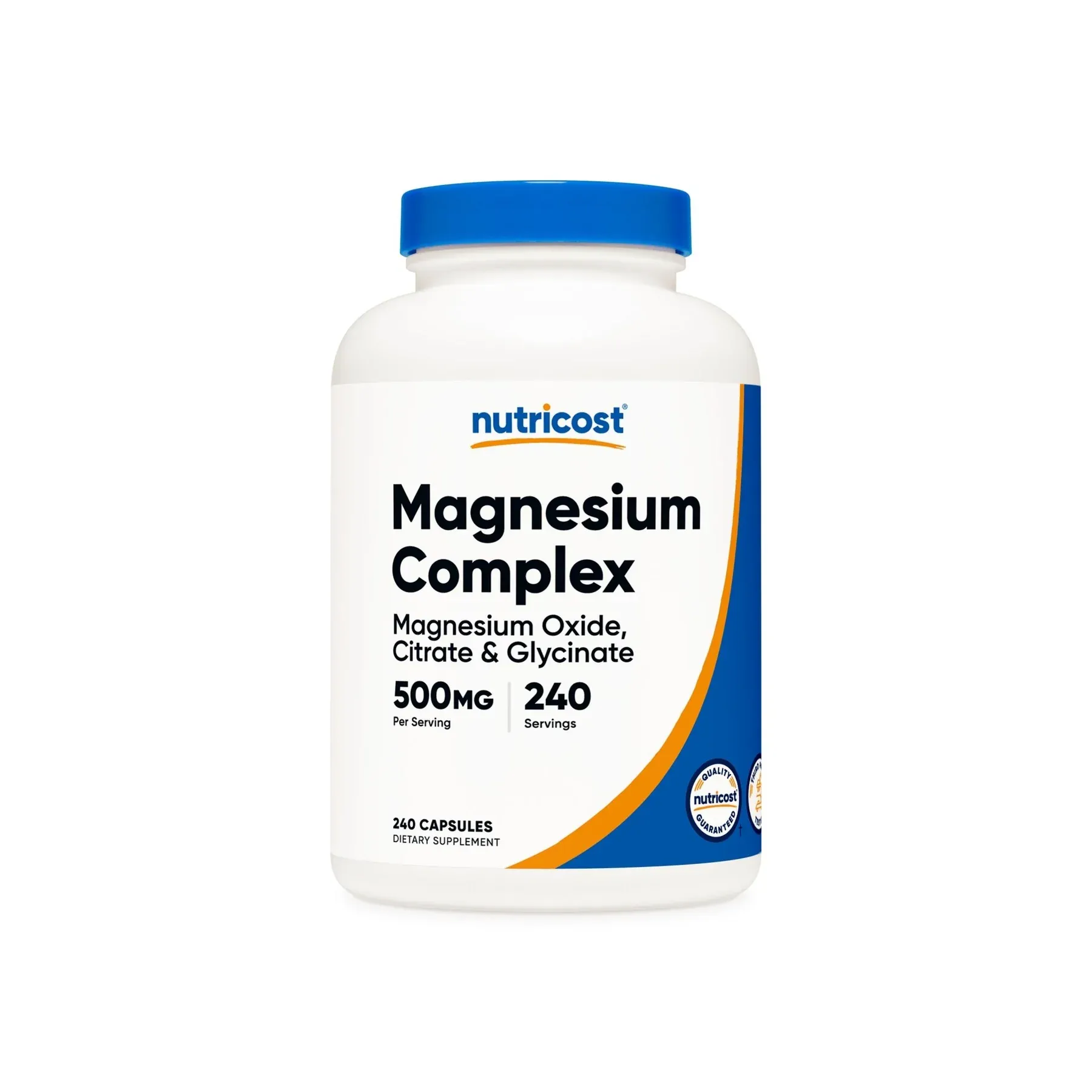 Produktbild von Bewertung nutricost Magnesium Complex 500 mg 240 Capsules