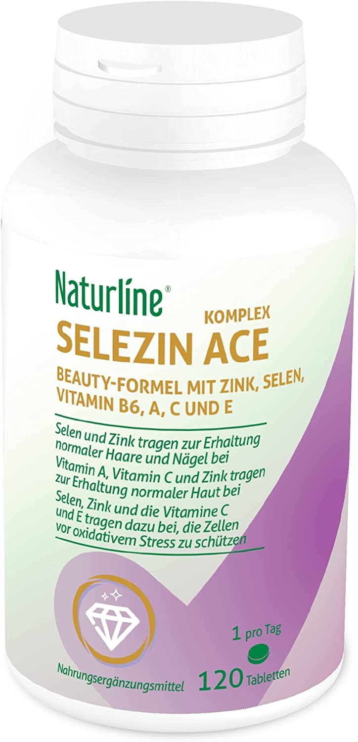 Produktbild von Naturline Selen 100 µg mit Zinc und ACE Vitamine 120 Tabletten