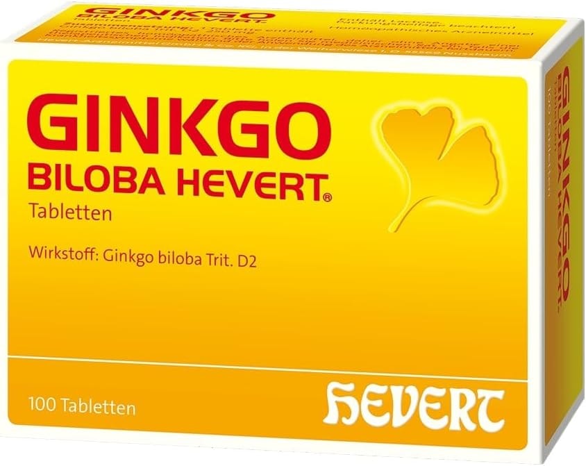 Produktbild von Bewertung Ginkgo biloba Hevert homöopatisch dosiert mit einem Auszug aus erntefrischen Ginkgoblättern 100 St. Tabletten