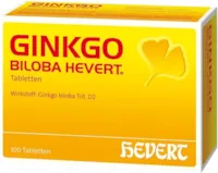Produktbild von Bewertung Ginkgo biloba Hevert homöopatisch dosiert mit einem Auszug aus erntefrischen Ginkgoblättern 100 St. Tabletten