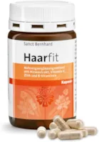 Produktbild von Bewertung Sanct Bernhard Haarfit-Kapseln mit Goldhirseextrakt Biotin, Zink & Pantothensäure 120 Kapseln