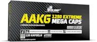 Produktbild von Bewertung OLIMP SPORT NUTRITION AAKG Extreme Mega Caps 120 Kapseln. Enthält L-Arginin Alpha-Ketoglutarat AAKG 170,4 g Dose