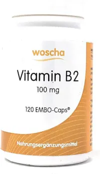 Podo Medi Netherland B.V.  Woscha Vitamin B2 100mg, 120 K-Caps® (25g)(vegan)