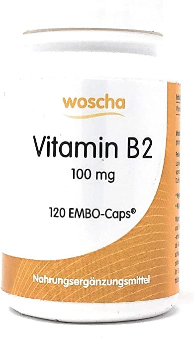 Produktbild von Podo Medi Netherland B.V.  Woscha Vitamin B2 100mg, 120 K-Caps® (25g)(vegan)