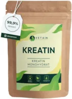 Produktbild von Bewertung Vetain Premium Creatin Monohydrat Pulver 250g Reines ultrafeines Kreatin 100% Vegan Laborgeprüft Ohne Zusätze hochdosiertes Creatine Pulver für mehr Energie