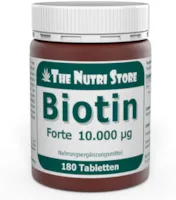 Produktbild von Hirundo Products The Nutri Store Vitamin B7 Biotin 10.000 µg Tabletten 180 Stk. entspricht einem 6 Monatsvorrat