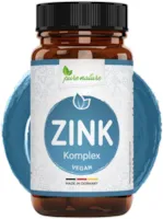 Pure Nature ZINK KOMPLEX rein aus BIO Buchweizen – Pflanzlich, hochdosiert & vegan – Deutscher Premium Rohstoff ohne Zusatzstoffe – 90 Kapseln