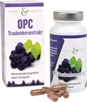 Produktbild von Bewertung CDF Sports & Health Solutions OPC Kapseln sehr hochdosiert mit Zertifikat 500mg Traubenkernextrakt und 350mg reines OPC pro vegane Kapsel