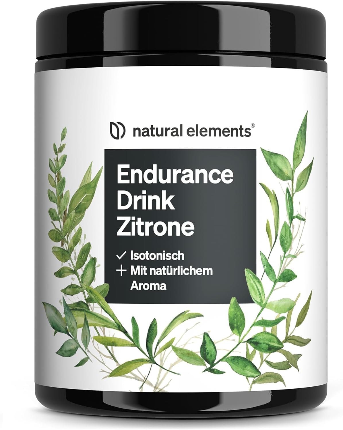 Produktbild von Bewertung natural elements Endurance Drink Zitrone 600g isotonisches Pulver mit Elektrolyten und Kohlenhydraten Zitronengeschmack vegan optimal bioverfügbar in Deutschland produziert laborgeprüft