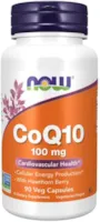 Now Foods CoQ10 (Coenzym Q10), 100mg, mit Weißdorn, 90 vegane Tabletten, Laborgeprüft, Glutenfrei, Sojafrei, Vegetarisch, ohne Gentechnik