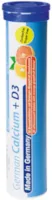 Produktbild von T&D Pharma - Calcium + Vitamin D3 Brausetabletten 2x20 Stk. Orangen-Grapefruit Geschmack - 500 mg Kalzium, 2,5 μg Vitamin D3 - T&D Pharma German Calcium + Vitamin D3 – Made in Germany