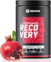 Produktbild von Bewertung SOCCESS RECOVERY Regenerationsgetränk Post Workout Drink Optimal für Sportler und Fitness Sport Drink mit BCAA Glutamin Aminosäuren Elektrolyten Mineralien 20 Portionen Granatapfel