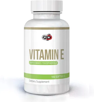 Produktbild von Pure Nutrition VITAMIN E Tocopherol Kapseln Hochdosiert 400 IU 100 Softgels 266 mg