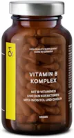 Produktbild von CLAV Vitamin B Komplex Hochdosiert Vegan - alle acht B-Vitamine & Co-Faktoren - 120 Kapseln (4 Monate) - Vit B1, B2, B3, B5, B6, B12 Methylcobalamin, Biotin & Folsäure, Myo-Inositol, Cholin - Bioaktiv