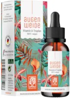 Produktbild von NATURTREU Augenweide Vitamin A Tropfen hochdosiert 5000 I.E (1500 µg) je Tagesdosis Vegan Vitamin A flüssig Retinol Naturtreu Augenweide 1700 Tropfen 50 ml