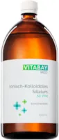 Produktbild von Vitabay Kolloidales Silizium 50 PPM • 1000 ml • Hochdosiert • Reinheitsstufe 99,99% • Braunglasflasche