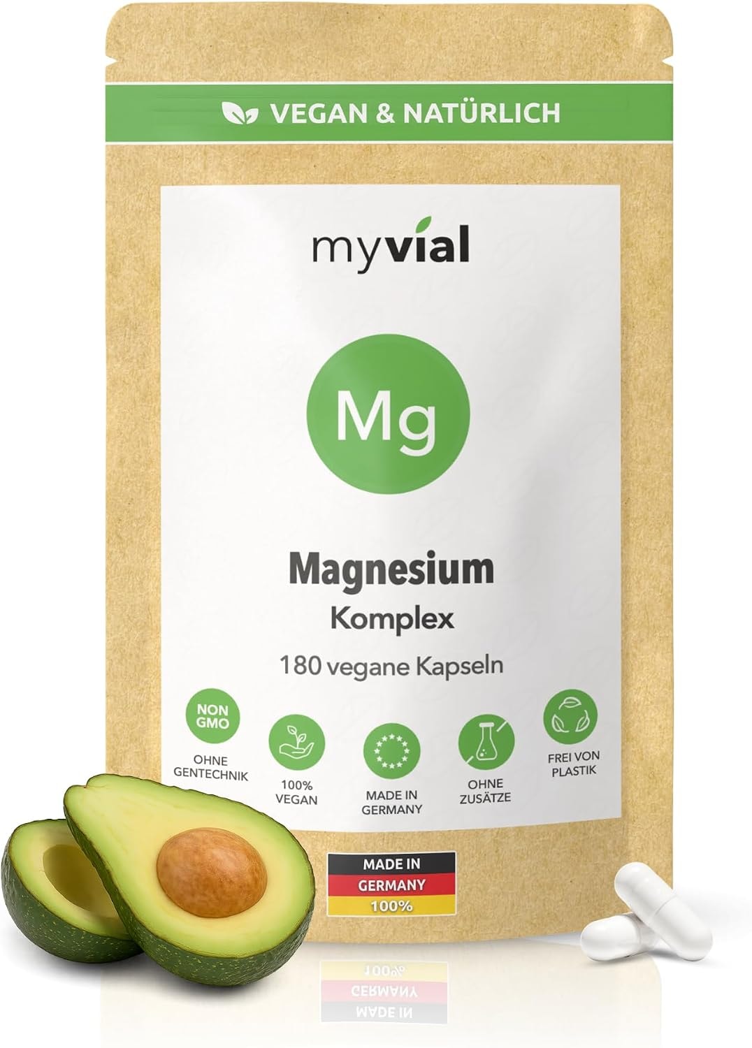 Produktbild von Bewertung myvial Premium Magnesium Komplex