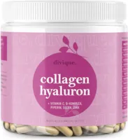 divique Collagen Kapseln hochdosiert 270 Stk. - Kollagen Complex Typ 1, 2, 3, 5, 10 - Hyaluronsäure Kollagen Kapseln mit Hyaluron, Vitamin C, Biotin, Selen, Zink - 1500mg Kollagen Hydrolysat