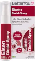 Produktbild von BetterYou Eisen Direkt Spray - gut verträglich durch Aufnahme über die Mundschleimhaut - hohe Bioverfügbarkeit - leckerer Apfelgeschmack - die praktische Alternative zu Tabletten - vegan, 25ml