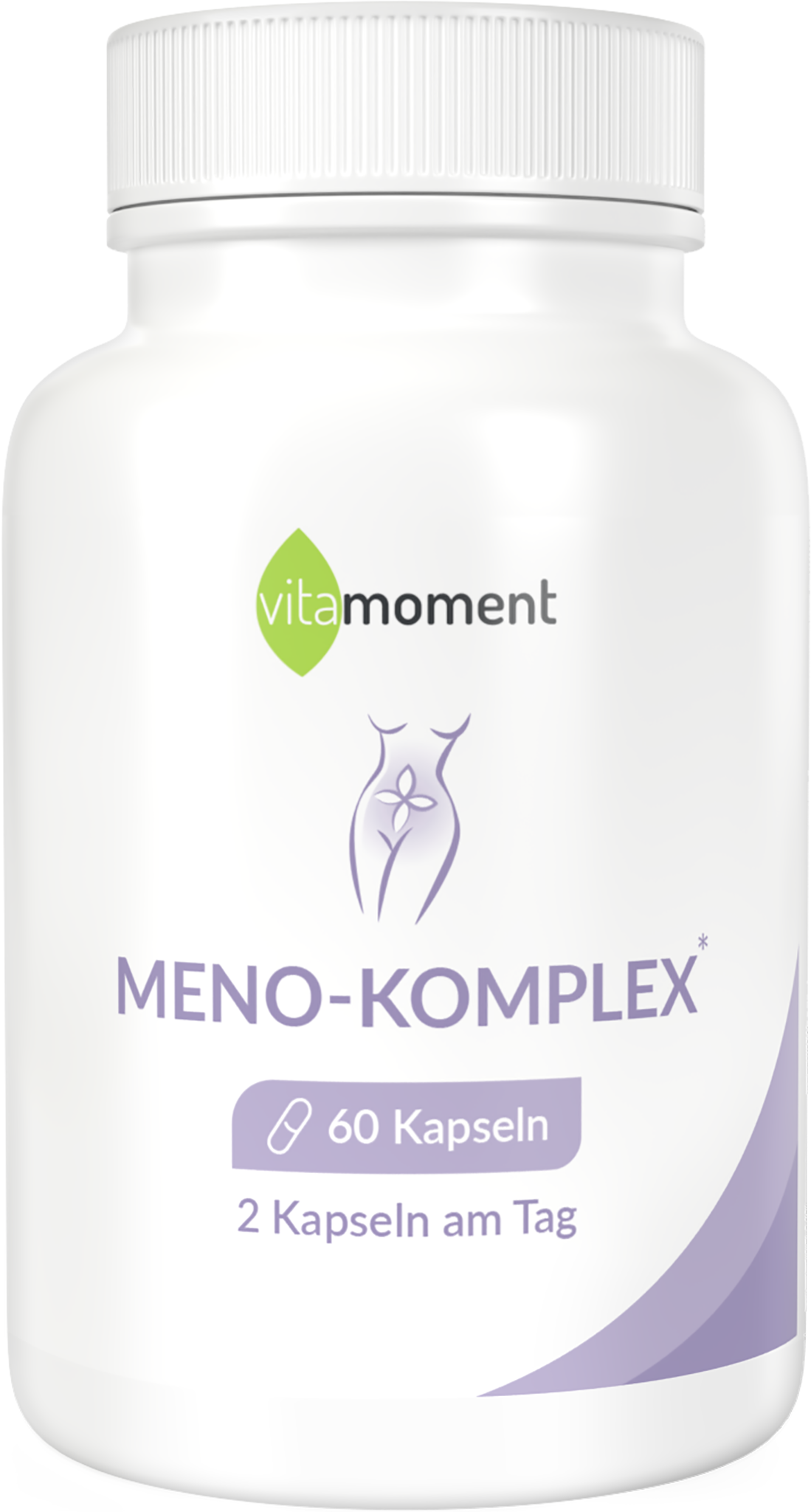 Produktbild von Bewertung vitamoment Meno-Komplex Kapseln Yamswurzel Schafgarbe Hopfen Mönchspfeffer Eisen Vitamin C Vitamin B6 Hormone Energie Nervensystem