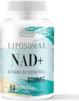 COUTIHOT Liposomale NAD+ mit Trans-Resveratrol Supplement Hochdosiert: 800 mg pro Portion 60 Tage 60 Softgels hohe Bioverfügbarkeit für gesunden Energiestoffwechsel Ohne Zusatzstoffe (Pack of 1)