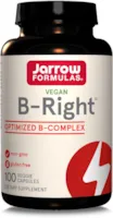 Produktbild von Bewertung Jarrow Formular B-Right Vitamin B-Komplex mit allen 8 B-Vitaminen plus Cholin und Inositol Methylcobalamin Methylfolate 100 Kapseln vegan laborgeprüft und optimal bioverfügbar